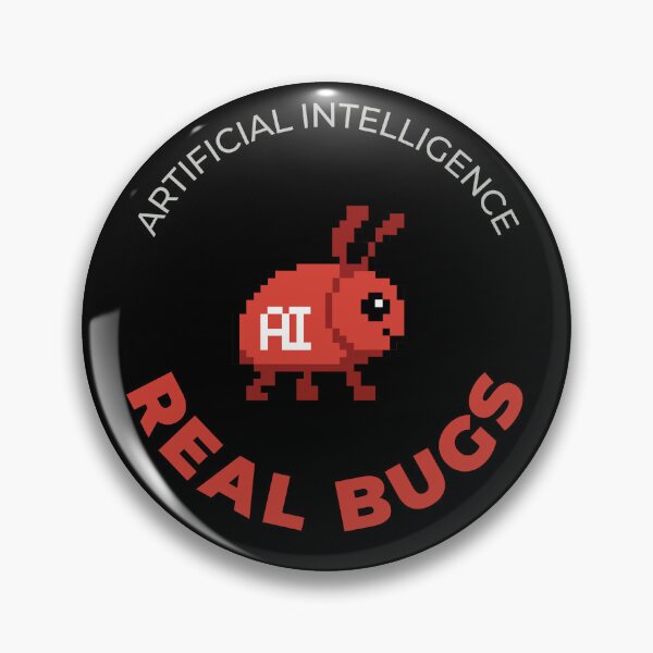 Item preview, Artificial Intelligence Real Bugs - Funny AI Programmer Humor Developer Gift designed and sold by IdentityinInk.