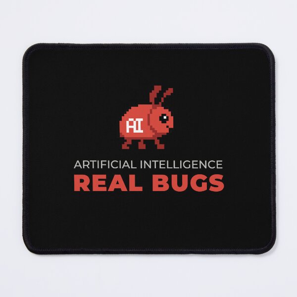 Item preview, Artificial Intelligence Real Bugs - Funny AI Programmer Humor Developer Gift designed and sold by IdentityinInk.