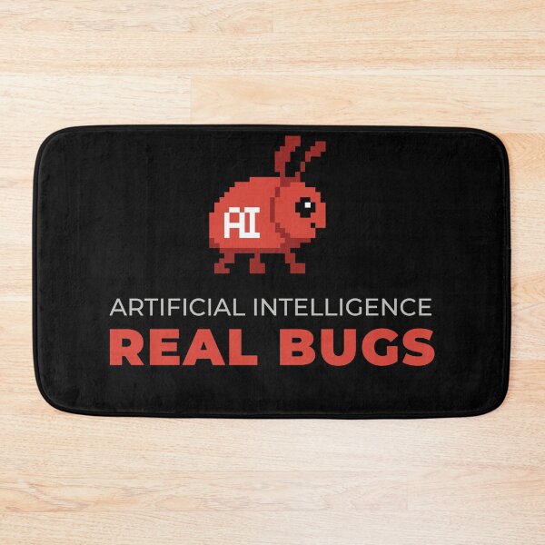 Item preview, Artificial Intelligence Real Bugs - Funny AI Programmer Humor Developer Gift designed and sold by IdentityinInk.