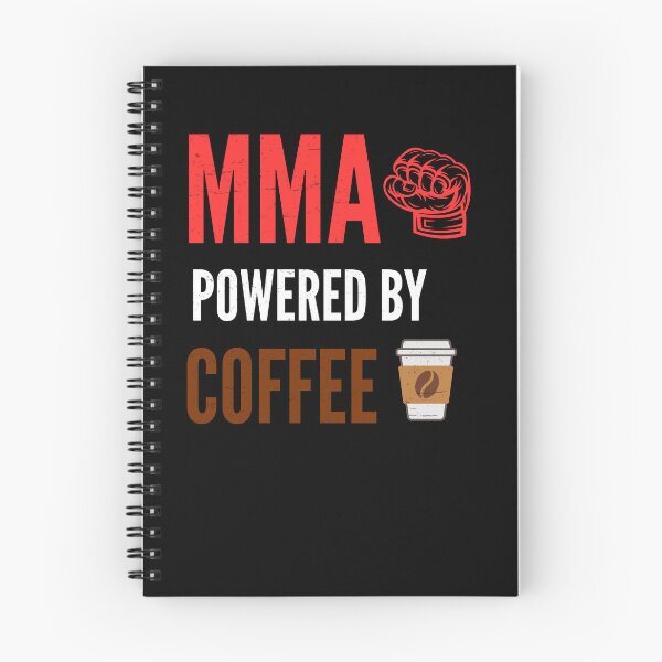 Artikelvorschau, MMA Powered By Coffee Retro Vintage Boxing Design entworfen und verkauft von WildTrace.