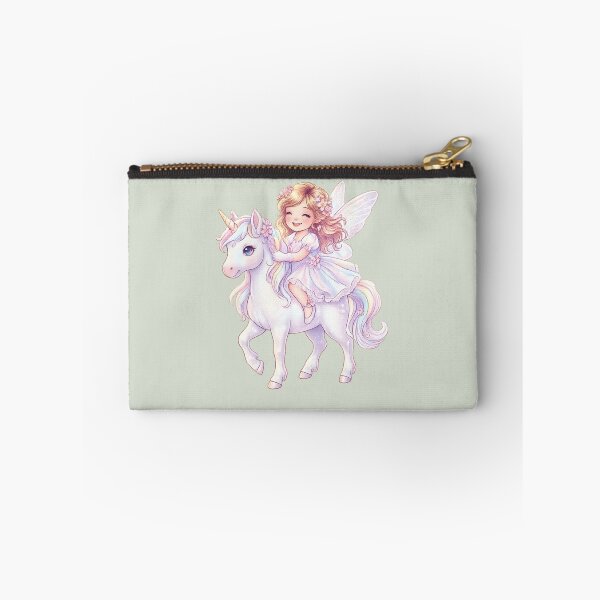 Item preview, Magical Fairy Girl Riding Unicorn PNG | Cute Pastel Fantasy Clipart designed and sold by arifali786.