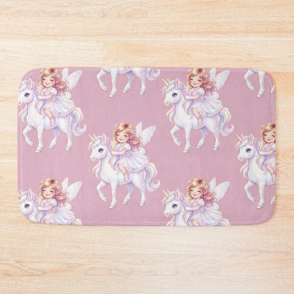 Item preview, Magical Fairy Girl Riding Unicorn PNG | Cute Pastel Fantasy Clipart designed and sold by arifali786.