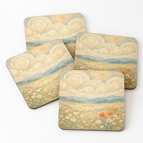 Item preview, Sunlit Field of Dreams Impressionist Flower Meadow designed and sold by Owcomm.