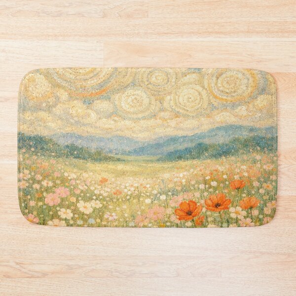 Item preview, Sunlit Field of Dreams Impressionist Flower Meadow designed and sold by Owcomm.