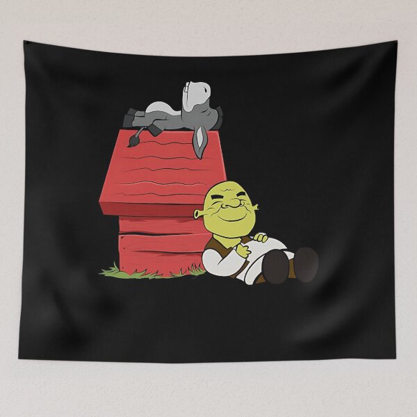 Item preview, Shrek and Donkey Peanuts Parody designed and sold by siennalabeoo.