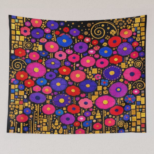 Item preview, Golden Mosaic Garden of Vibrant Blooms designed and sold by Owcomm.