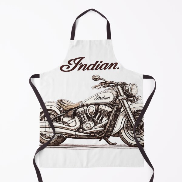 Item preview, Indian Motorcycle Classic — Vintage Biker Sketch Art designed and sold by IronRoadCo.