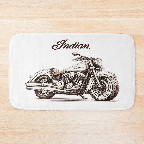 Artikelvorschau, Indian Motorcycle Classic – Vintage Biker-Skizzenkunst entworfen und verkauft von IronRoadCo.