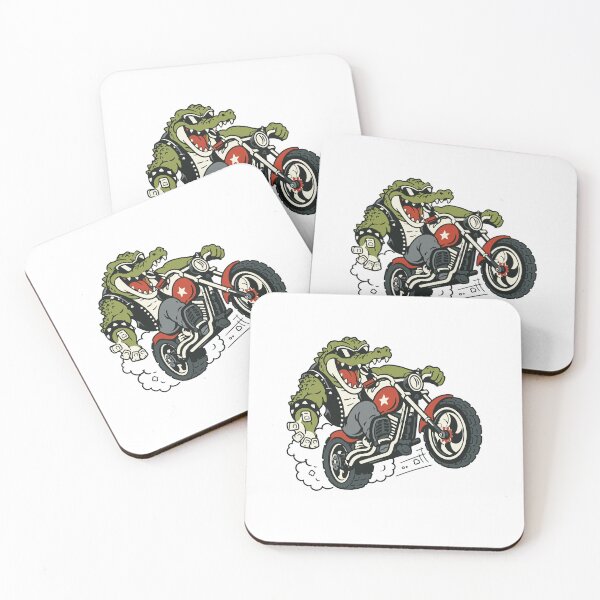 Item preview, Pop Art Crocodile Rider Fury on Wheels designed and sold by Artimax-Studio.