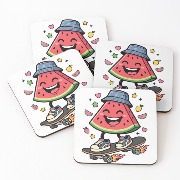 Item preview, Rad Skater Watermelon Retro 90s Streetwear Cartoon designed and sold by TeNovaStudio.