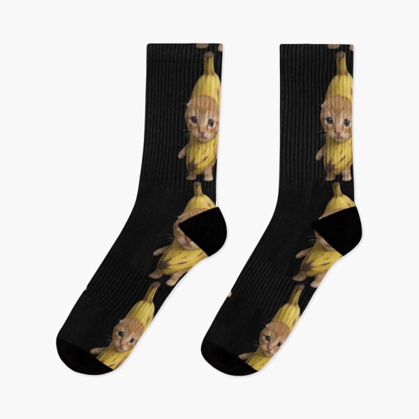 Item preview, Banana Cat – Cute Kitten Meme designed and sold by siennalabeoo.