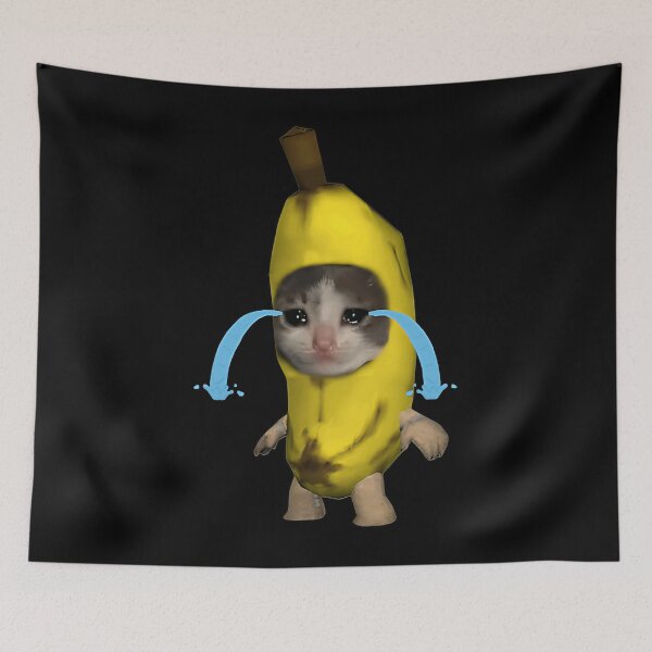 Item preview, Crying Banana Cat Meme designed and sold by siennalabeoo.