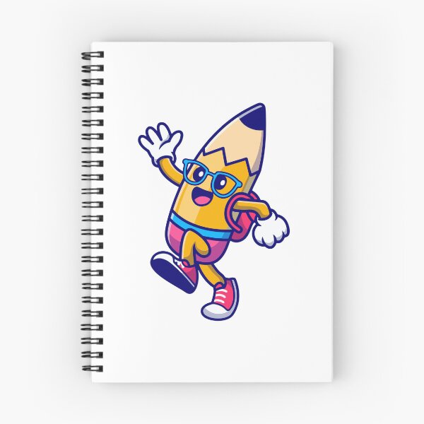 Item preview, Cute Back To School Pencil Cartoon Character designed and sold by Clara D 	 Leclair.
