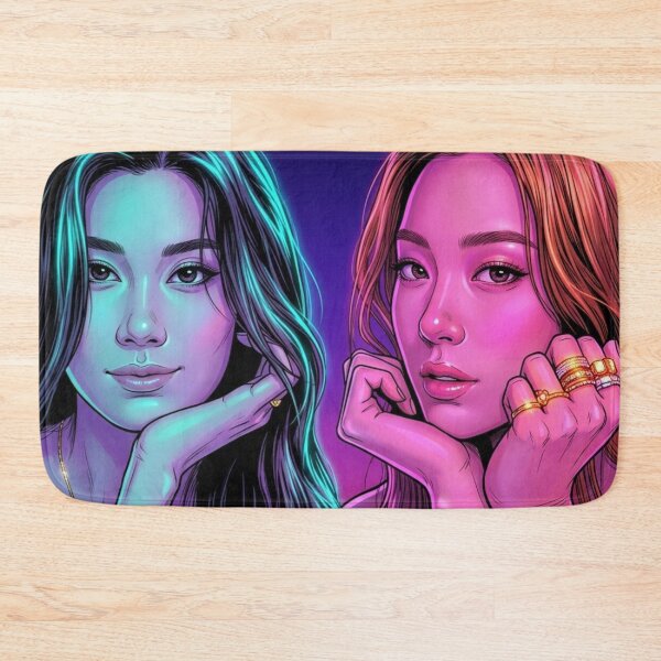 Item preview, Sweethearts LenaMiu Neon Thai GL Tv Series Lgbtq+ WLW Decor Poster Print Art Comic designed and sold by Mind Space.