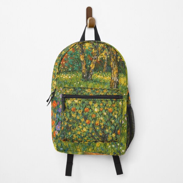 Item preview, Golden Orchard Garden with Blooming Wildflowers in Klimt Impressionist Style designed and sold by Owcomm.