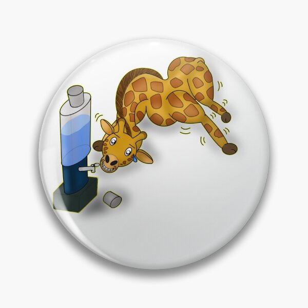 Item preview, Cute Kawaii Giraffe Staying Hydrated designed and sold by BalRaju-Doodles.