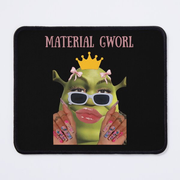 Item preview, material gworl funny shrek meme baddie shrek designed and sold by siennalabeoo.