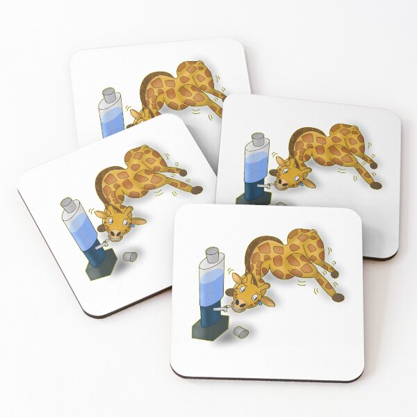 Item preview, Cute Kawaii Giraffe Staying Hydrated designed and sold by BalRaju-Doodles.