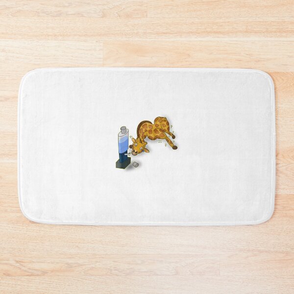 Item preview, Cute Kawaii Giraffe Staying Hydrated designed and sold by BalRaju-Doodles.