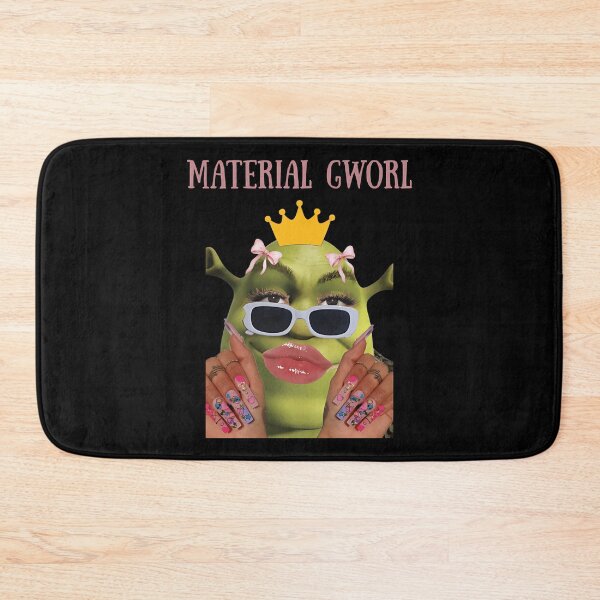 Item preview, material gworl funny shrek meme baddie shrek designed and sold by siennalabeoo.