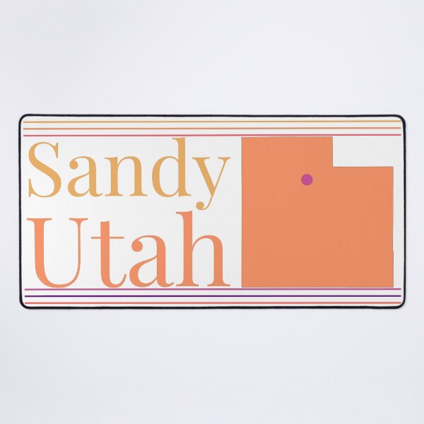 Item preview, Sandy Utah City Marked On Map designed and sold by TheIconSmith.