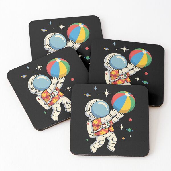 Item preview, Astronaut Summer Vacation Hawaiian Shirt Beach Ball designed and sold by TeNovaStudio.