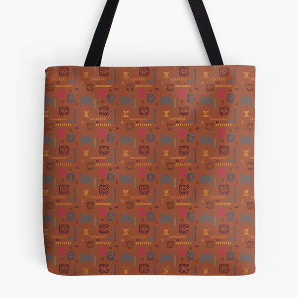 Item preview, Traditional Stitched Embroidery from Sinai (chocolate brown) designed and sold by Qousqoza7.