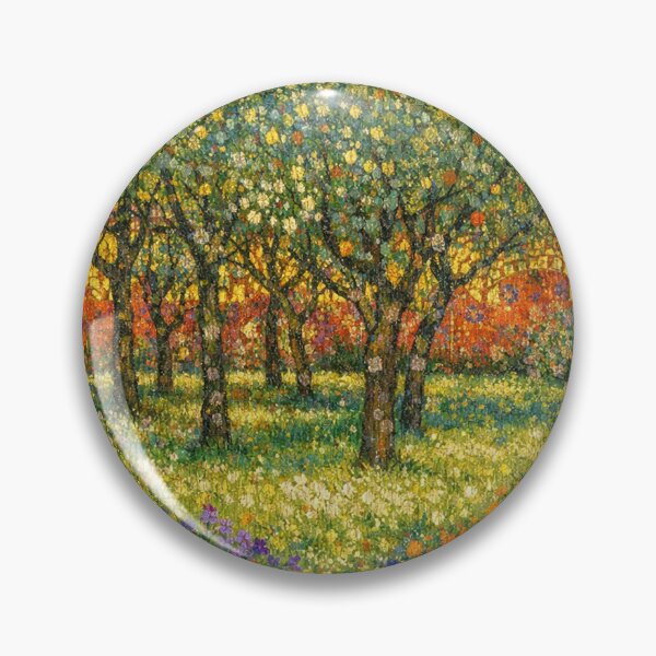 Item preview, Orchard Landscape Oil Painting Style designed and sold by Owcomm.