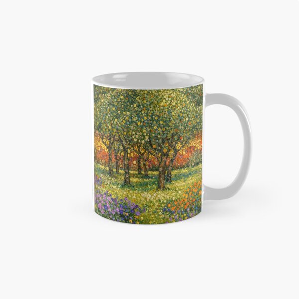 Item preview, Orchard Landscape Oil Painting Style designed and sold by Owcomm.