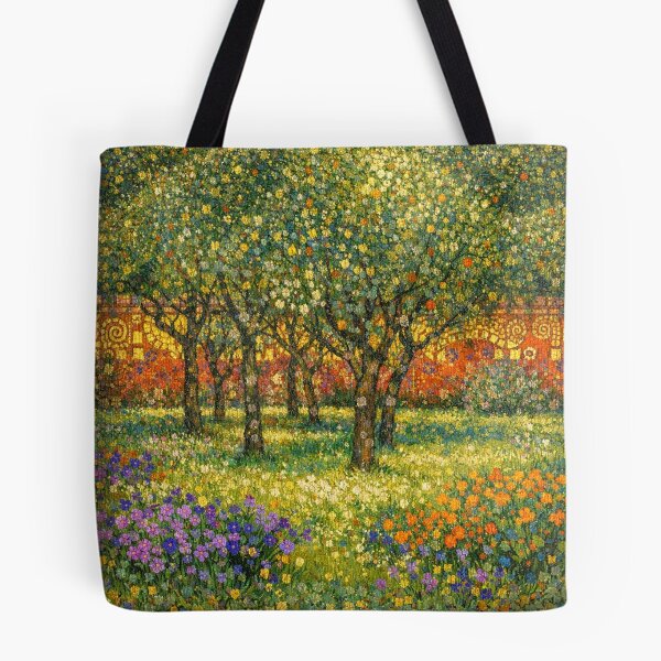 Item preview, Orchard Landscape Oil Painting Style designed and sold by Owcomm.