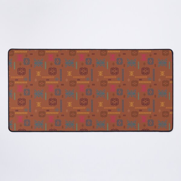 Item preview, Traditional Stitched Embroidery from Sinai (chocolate brown) designed and sold by Qousqoza7.