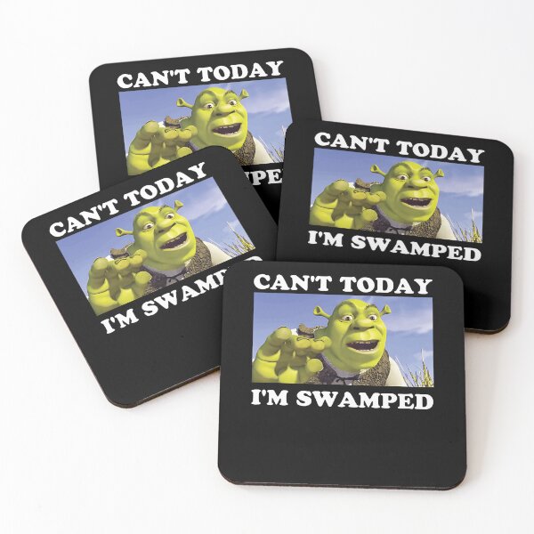 Item preview, Shrek Can't Today I'm Swamped Shrek Vintage Cartoon designed and sold by siennalabeoo.