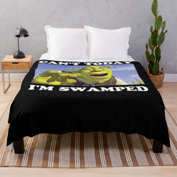 Item preview, Shrek Can't Today I'm Swamped Shrek Vintage Cartoon designed and sold by siennalabeoo.