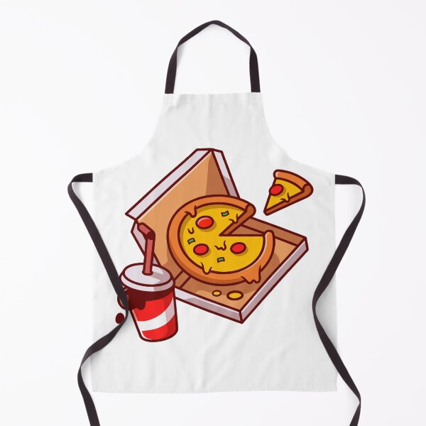 Item preview, Cute Pizza Fast Food Feast Cartoon Illustration designed and sold by Clara D Leclair.