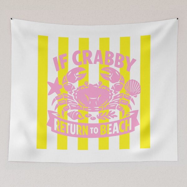 Item preview, If Crabby Please Return to Beach Funny Summer Break Vacation  designed and sold by Colorfulman.