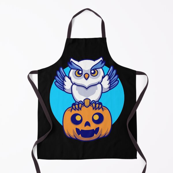 Item preview, Cute Halloween Owl Sitting On Jack O Lantern Pumpkin designed and sold by Clara D Leclair.