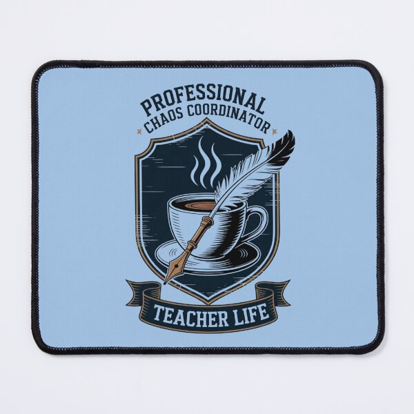Item preview, Professional Chaos Coordinator - Teacher Life - Funny School Crest designed and sold by Design_Your_Day.
