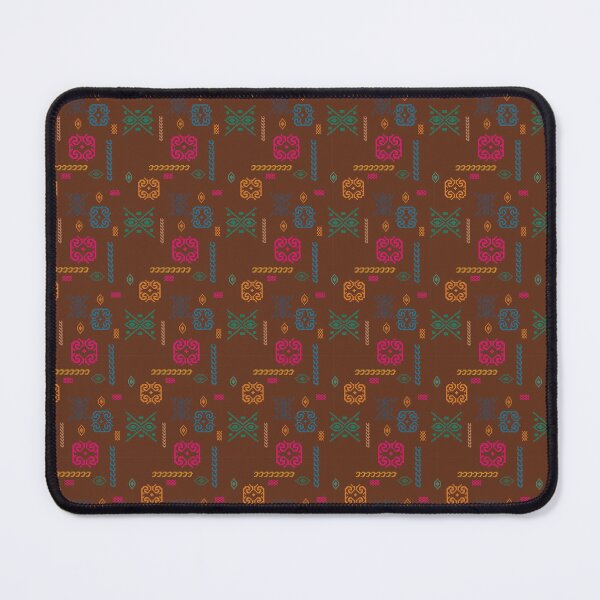 Item preview, Traditional Stitched Embroidery from Sinai (dark brown) designed and sold by Qousqoza7.