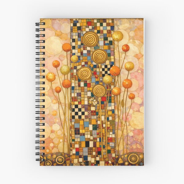 Item preview, Golden Mosaic Garden Art Nouveau Whimsical Floral Tapestry designed and sold by Owcomm.