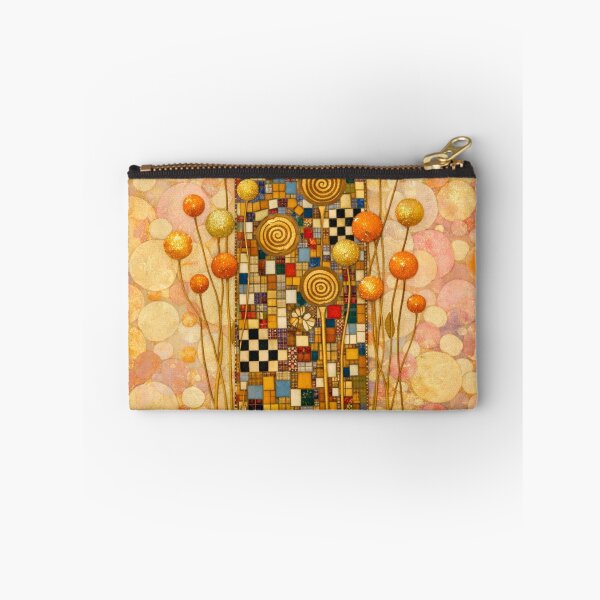 Item preview, Golden Mosaic Garden Art Nouveau Whimsical Floral Tapestry designed and sold by Owcomm.