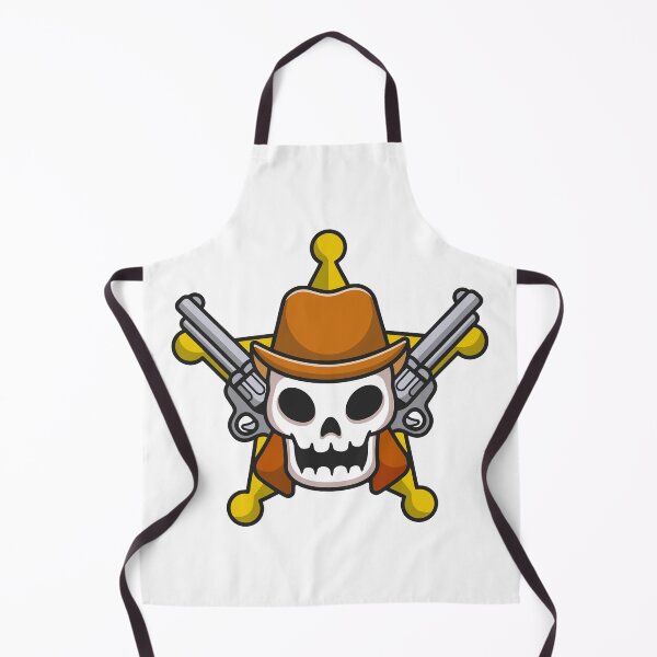 Item preview, Cowboy Skull Sheriff With Revolvers Mascot designed and sold by Clara D Leclair.