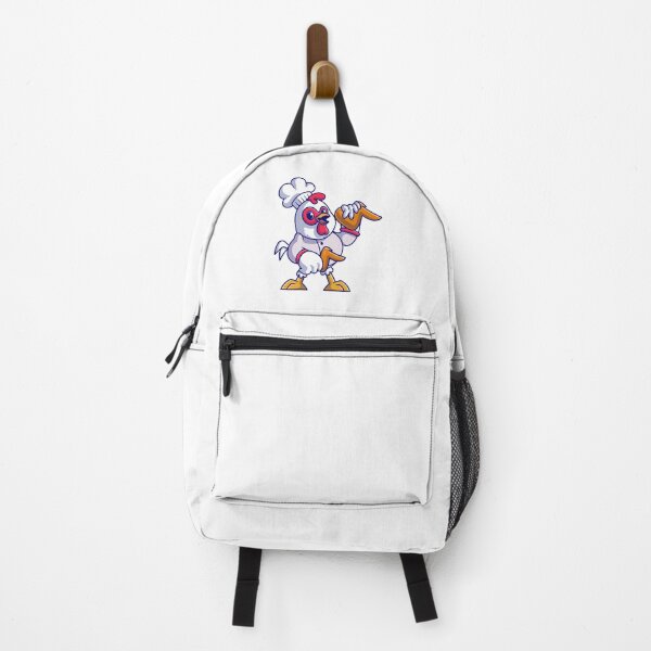 Item preview, Cute Chicken Chef Holding Fried Wings Mascot designed and sold by Clara D Leclair.
