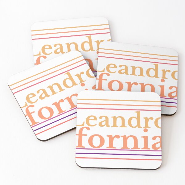 Item preview, San Leandro California City Marked On Map designed and sold by TheIconSmith.