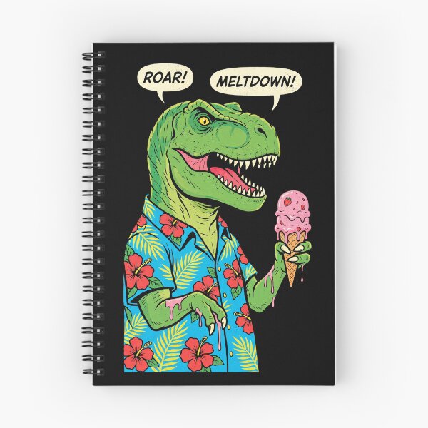 Item preview, Funny T-Rex Meltdown Hawaiian Shirt Summer designed and sold by TeNovaStudio.
