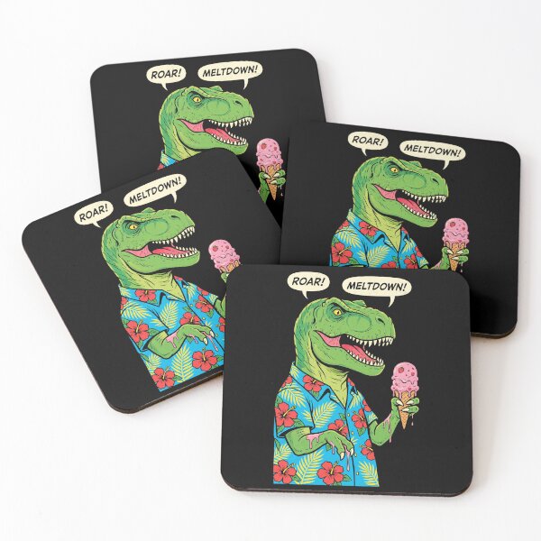 Item preview, Funny T-Rex Meltdown Hawaiian Shirt Summer designed and sold by TeNovaStudio ⭐⭐⭐⭐⭐.