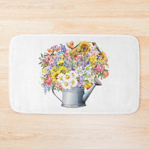 Item preview, Colorful Garden Watering Can Floral Bouquet Design designed and sold by Serenity2Co.