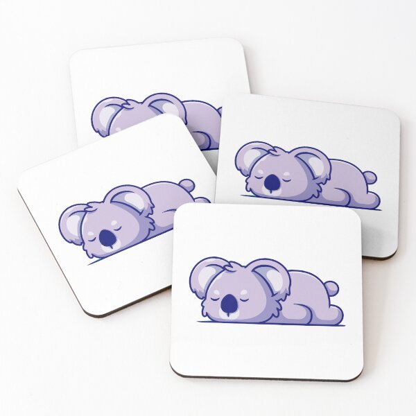 Item preview, Cute Sleepy Koala Sleeping Lazily Cartoon designed and sold by Clara D 	 Leclair.