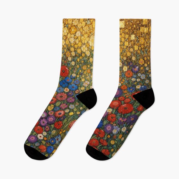 Item preview, Golden Meadow Wildflowers Oil Painting Style designed and sold by Owcomm.