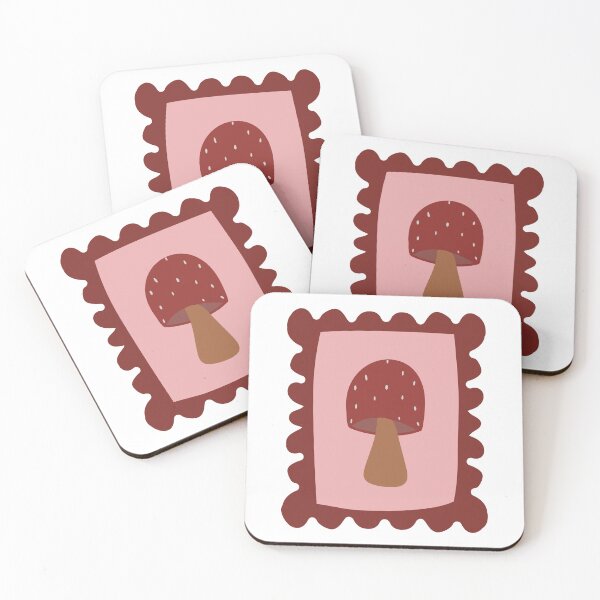 Item preview, Red mushroom stamp designed and sold by DaisyRoseBliss.