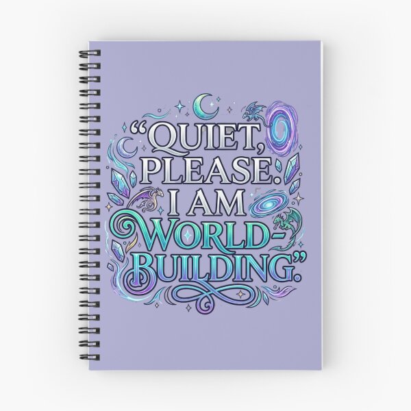 Item preview, Quiet Please I Am World-Building designed and sold by Black Signal.